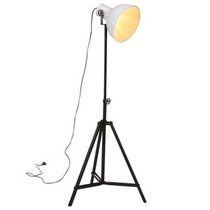 vidaXL gulvlampe 61x61x90/150 cm 25 W E27 hvid