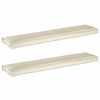 vidaXL Palle Pudes&aelig;t 2 stk. Oxford Stof Creme 180 x 40 x 8 cm