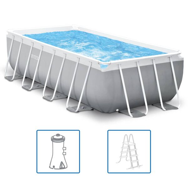 Intex swimmingpools&aelig;t Prism Frame 400x200x100 cm rektangul&aelig;r