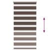 vidaXL Rullegardin i zebradesign 80 x 150 cm kaffefarvet