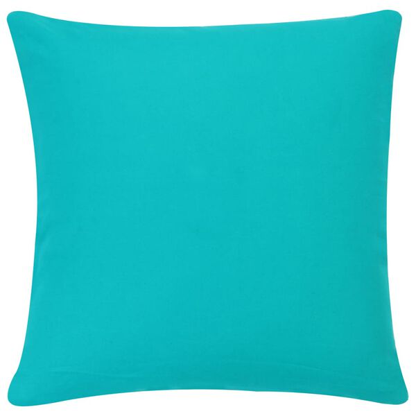 vidaXL puder 2 stk. folieprint 40x40 cm fløjl grøn og guldfarvet