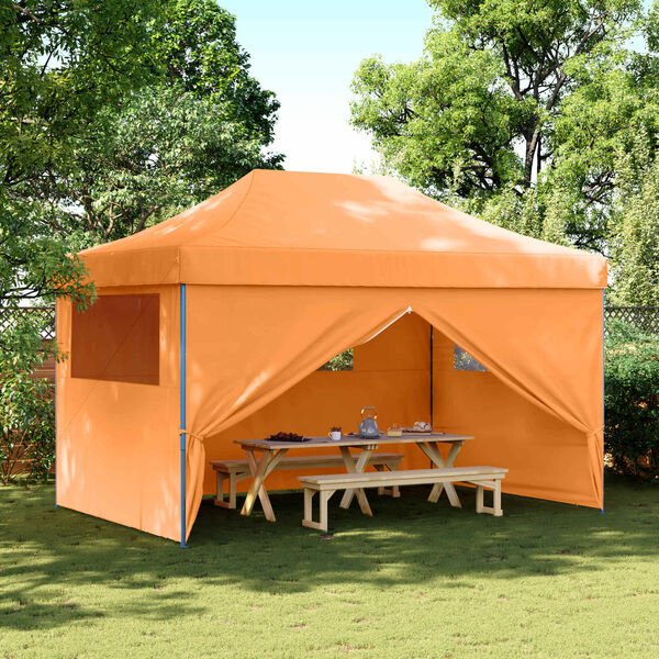 vidaXL Party Tent Orange 292 x 440 x 315 cm Oxford stof