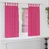 vidaXL M&oslash;rkl&aelig;gningsgardiner med ringe 2 pcs Lys Pink 175 x 140 cm