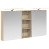 vidaXL Badev&aelig;relsesskabs&aelig;t 3 stk. 130 x 14,5 x 70 cm Konstrueret tr&aelig;