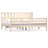 vidaXL sengeramme 180x200 cm Super King massivt tr&aelig;