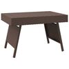 vidaXL foldbart sidebord 60x40x38 cm polyrattan brun