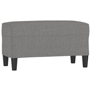 vidaXL b&aelig;nk 70x35x41 cm stof m&oslash;rkegr&aring;