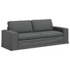 vidaXL Sofa 2 pcs M&oslash;rkegr&aring; 182 x 80 x 82 cm Stof