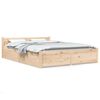 vidaXL sengeramme med skuffer 150x200 cm King Size
