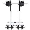 vidaXL v&aelig;gtstang- og squat-stativ med v&aelig;gtstang- og h&aring;ndv&aelig;gts&aelig;t 60,5kg