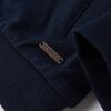 Sweatshirt til børn str. 92 med lynlås marineblå