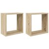 vidaXL v&aelig;ghylder 2 stk. 30x15x30 cm kubeformet sonoma-eg