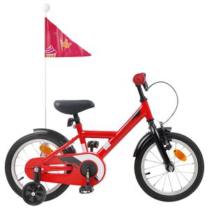 vidaXL B&oslash;rnecykel 12 tommer til 2-4 &aring;r gamle R&oslash;d