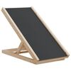 vidaXL hunderampe 70x35 cm massivt fyrretr&aelig; gr&aring;