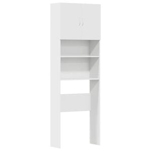 vidaXL vaskemaskineskab 64x24x190 cm konstrueret tr&aelig; hvid