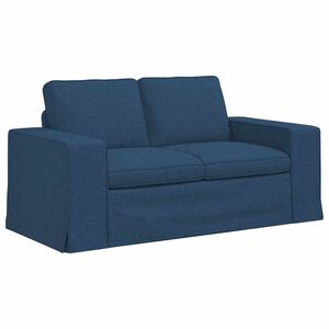 vidaXL Sofa Bl&aring; 162 x 80 x 82 cm Stof