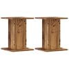 vidaXL h&oslash;jtalerstativer 2 stk. 30x30x40 cm konstrueret tr&aelig; antikt tr&aelig;