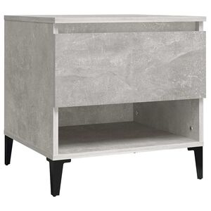 vidaXL sidebord 50x46x50 cm konstrueret tr&aelig; betongr&aring;