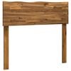 vidaXL Sengegavl med naturkant ROSTOCK Naturfarvet 100 cm