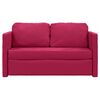 vidaXL 2-i-1 sovesofa 122x204x55 cm velour vinr&oslash;d