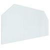 vidaXL Pejs glasplade Transparent 120 x 60 cm Glas