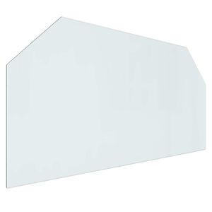 vidaXL Pejs glasplade Transparent 120 x 60 cm Glas