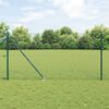 vidaXL Hegnsp&aelig;l Gr&oslash;n 10 x 1,2 m (40 x 40 mm net) St&aring;l og PVC