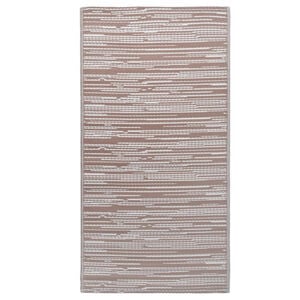 vidaXL udend&oslash;rst&aelig;ppe ARAKIL 120x180 cm PP brun