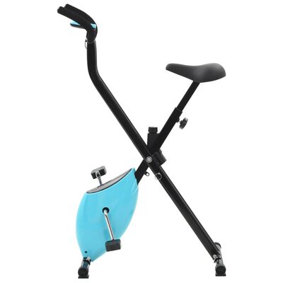 vidaXL motionscykel båndmodstand blå X-Bike