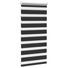 Rullegardin i zebradesign 40 x 100 cm sort