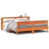 vidaXL sengeramme uden madras 180x200 cm massivt fyrretr&aelig; gyldenbrun