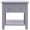 vidaXL sidebord 40 x 40 x 40 cm kejsertræ grå
