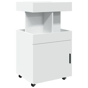 vidaXL barvogn 50x41x89 cm konstrueret tr&aelig; hvid