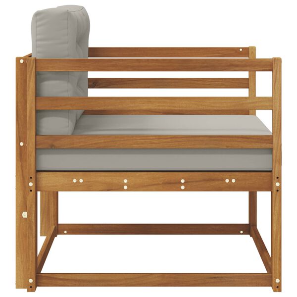 vidaXL Udend&oslash;rs Mellem Sofa Massivt Akacietr&aelig; Naturfarvet