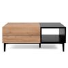 Finori sofabord Nola 55A egetr&aelig;sfarvet og sort