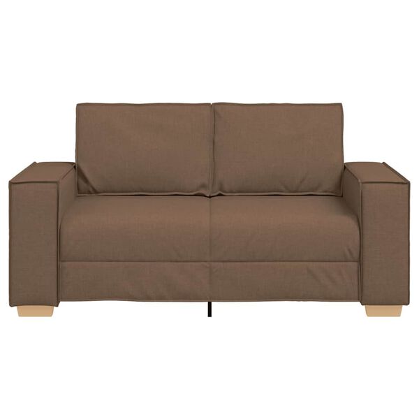 vidaXL 2-personers sofa brun 120 cm stof