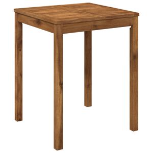 vidaXL Havemiddagstabel Naturfarvet 60 x 60,5 x 75 cm