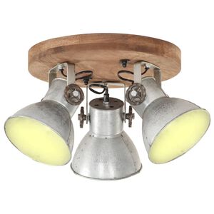 vidaXL industriel loftlampe 25 W 42x27 cm E27 s&oslash;lvfarvet