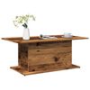 vidaXL sofabord 102x55,5x40 cm konstrueret tr&aelig; antikt tr&aelig;look
