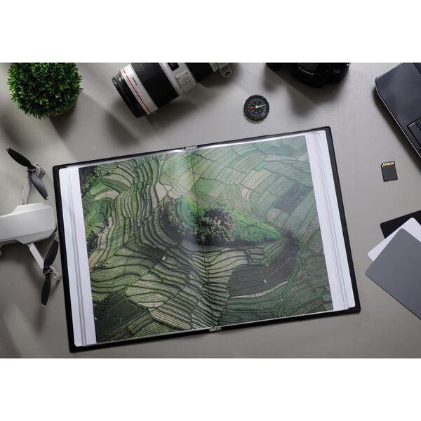 rillstab demomappe A4 40 lommer sort