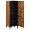 vidaXL Highboard med hylde Brun 40 x 33 x 110 cm Massivt mangotræ
