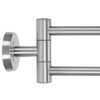 Bathroom Solutions dobbelt h&aring;ndkl&aelig;destang 50 cm rustfrit st&aring;l