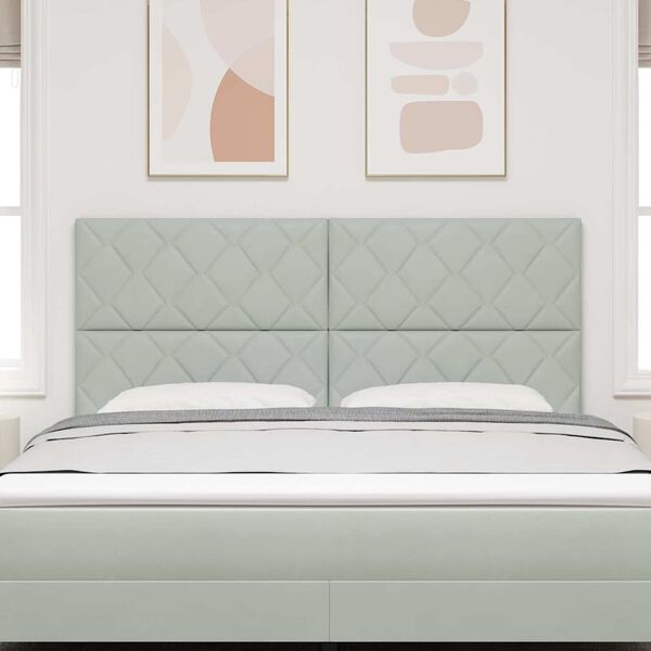 vidaXL Hovedg&aelig;rde med hovedg&aelig;rde Lysegr&aring; 180 cm Fl&oslash;jl