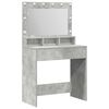 vidaXL Kl&aelig;deskab Beton Gr&aring; 78,5 x 41 x 135 cm Konstrueret tr&aelig;