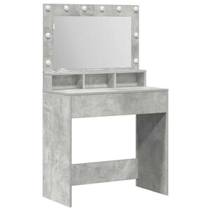vidaXL Kl&aelig;deskab Beton Gr&aring; 78,5 x 41 x 135 cm Konstrueret tr&aelig;