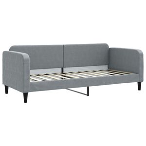 vidaXL daybed 80x200 cm stof lysegr&aring;