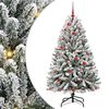 vidaXL Kunstigt juletr&aelig; 150 cm 150 LED'er Varm hvid PVC og St&aring;l