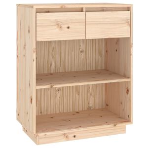 vidaXL konsolskab 60x34x75 cm massivt fyrretr&aelig;
