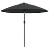 vidaXL parasol med aluminiumstang 250 cm antracitgr&aring;
