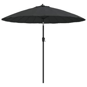 vidaXL parasol med aluminiumstang 250 cm antracitgr&aring;